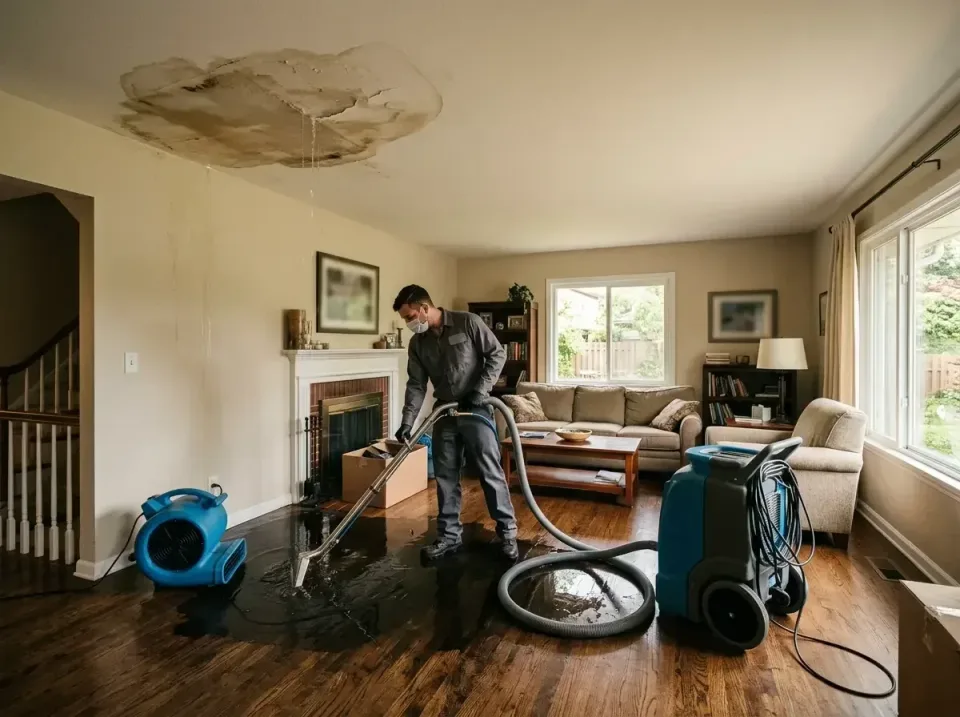 attic-pipe-burst-ceiling-drip-008 — frequently asked questions, Water Damage Restoration & Carpet Care in Masonville, KY